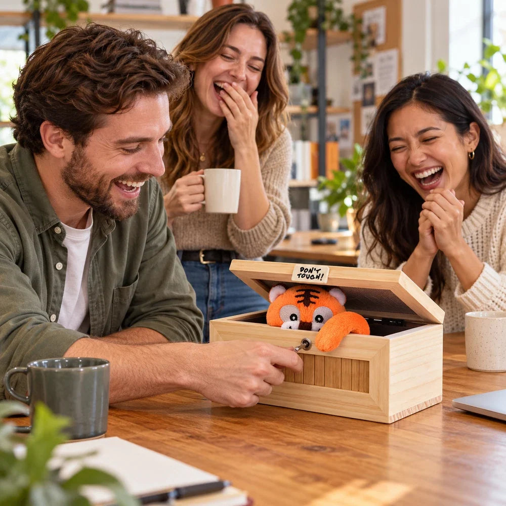 FlipPrank™ · Boîte à farces en bois