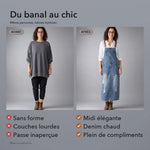 -50 % · OFFRE LIMITÉE · ClassyJumper™ · Robe salopette décontractée pour votre look du jour