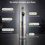 1+2 OFFERT · AUJOURD'HUI · GleamSteel™ · Peinture en spray chrome inoxydable