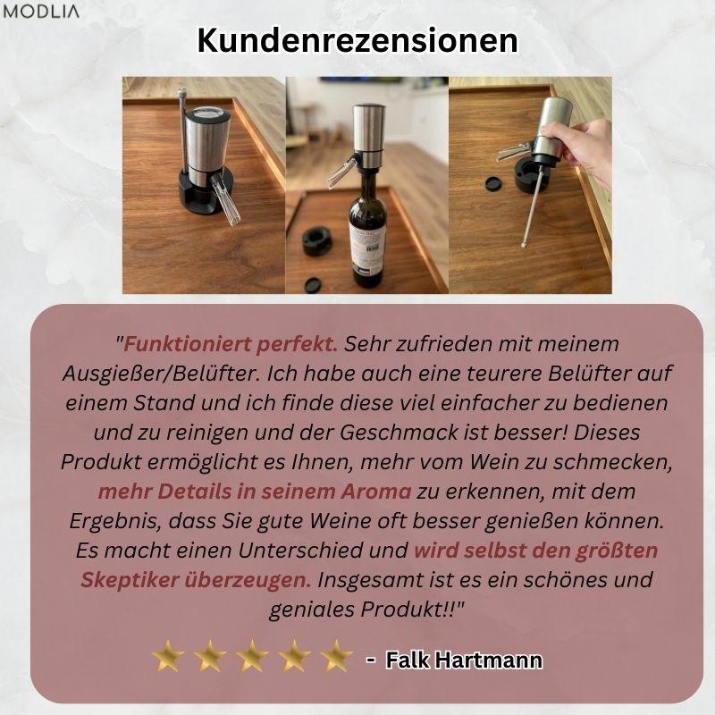 AeriBlend™ - 3-in1 Weinbelüfter, -aufbewahrer und -spender | 50% RABATT TEMPORÄR - MODLIA