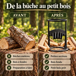 -50 % · OFFRE LIMITÉE · SplitterPro™ · Fendeur de bois de chauffage