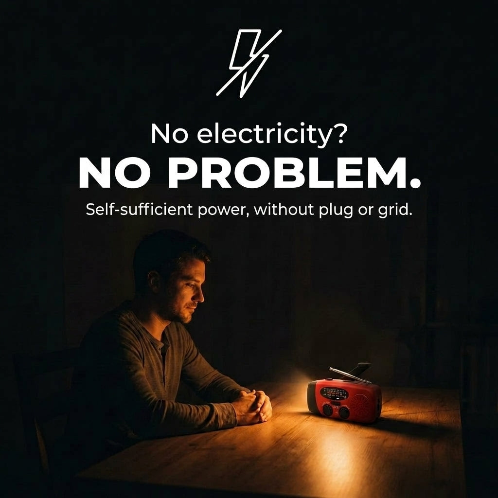 50 % DE REMISE TEMPORAIRE | PowerRescue™ - Radio d’urgence multifonctionnelle