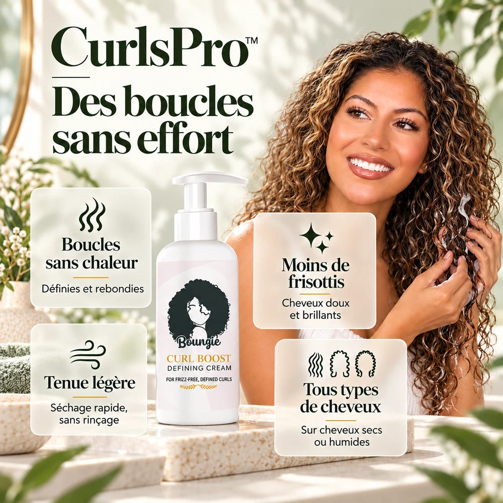 -50 % · OFFRE LIMITÉE · CurlsPro™ · Crème définissante pour boucles