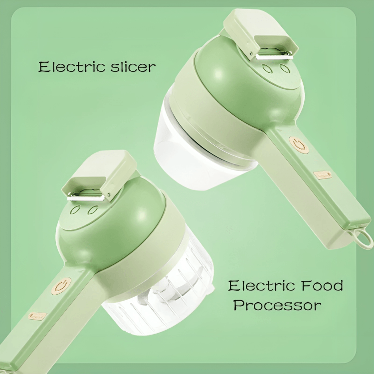 50% RABATT TEMPORÄR | PowerSlice™ | Elektrischer Gemüseschneider Set - MODLIA