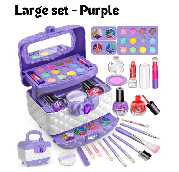 50% DE REMISE TEMPORAIRE | TinyGlam™ | Kit de maquillage lavable adapté aux enfants