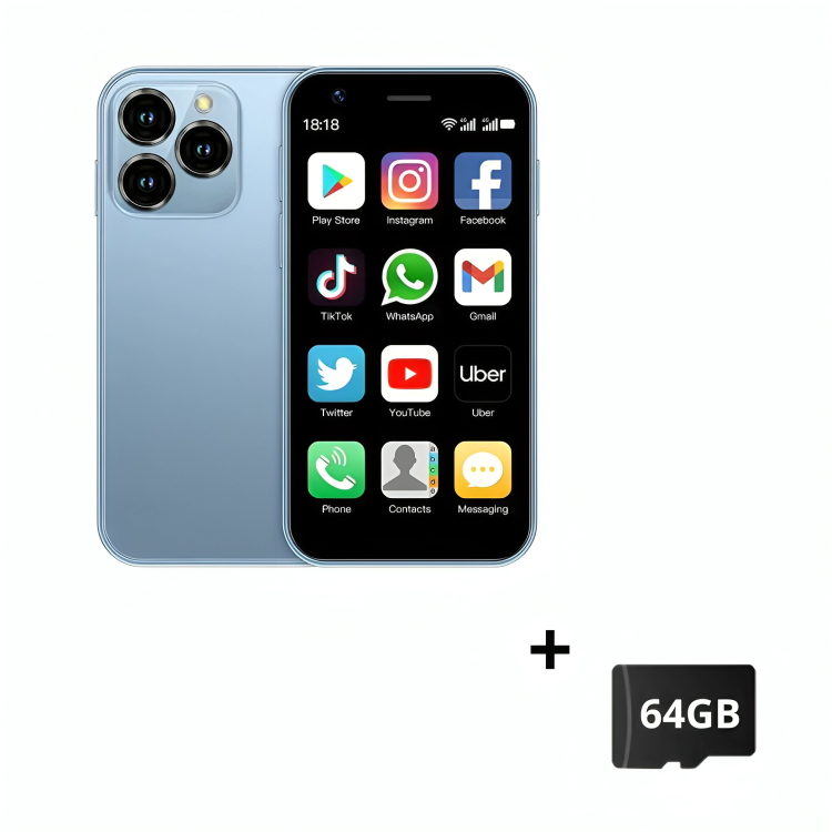 50 % DE RÉDUCTION TEMPORAIRE | TinyPhone™ | Mini-Smartphone