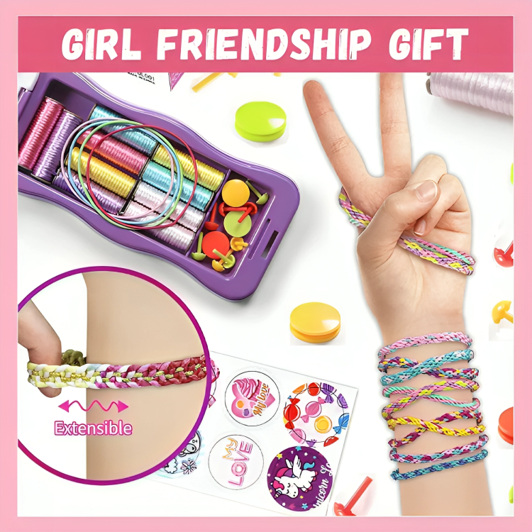 50% DE REMISE TEMPORAIRE | WeaveWonders™ | Kit de tressage de bracelet DIY