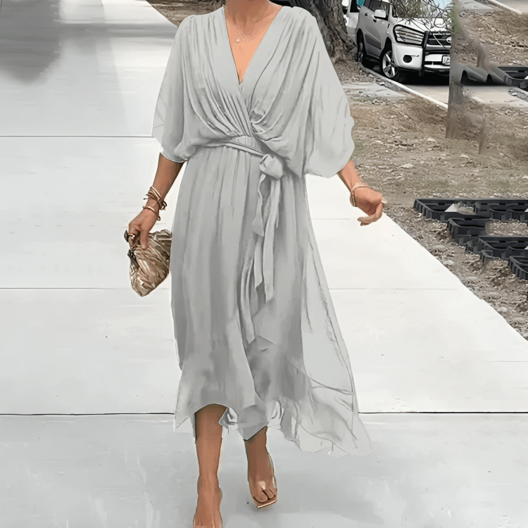 50% RABATT TEMPORÄR | Callista™ | Stilvolles Chiffon-Kleid - MODLIA