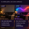 -50 % · OFFRE LIMITÉE · NeoAura™ · Bandes LED néon