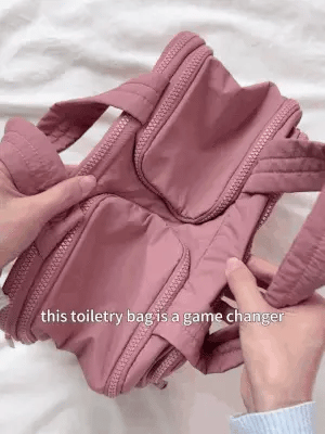 -50 % · OFFRE LIMITÉE · PuffPack™ · Vos articles de toilette toujours à portée de main !