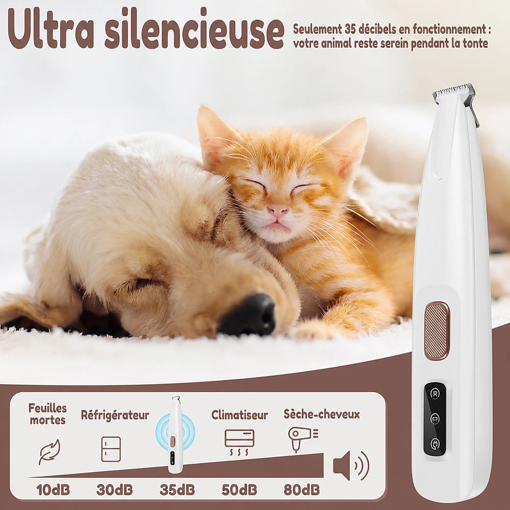 1+1 OFFERT · AUJOURD'HUI · TidyPaws™ · Tondeuse LED Pro pour animaux