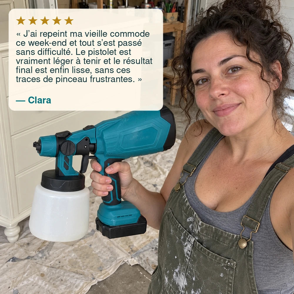-50 % · OFFRE LIMITÉE · PowerPaint™ · Peignez plus vite et plus facilement !