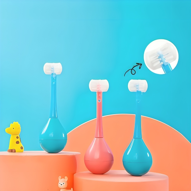 1 + 1 GRATUIT AUJOURD'HUI | BrushWiz™ | Brosse à dents à 3 côtés pour enfants