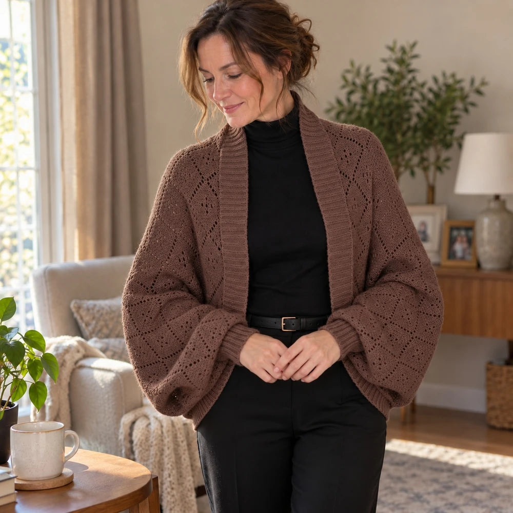 -50 % · OFFRE LIMITÉE · Shawlisse™ · Gilet châle 3-en-1