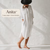 -50 % · OFFRE LIMITÉE · Anita™ · Robe chemise élégante unie avec fente