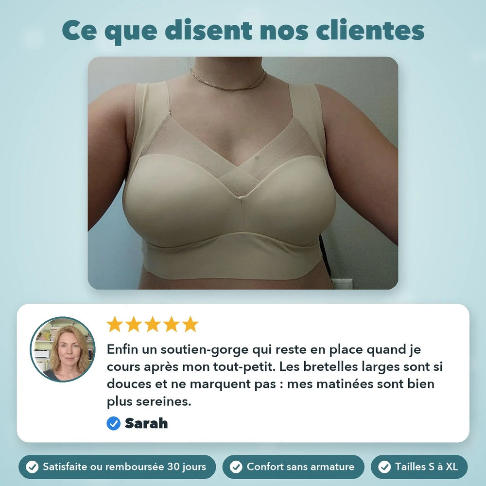 -50 % · OFFRE LIMITÉE · SupportBra™ · Soutien-gorge sans coutures