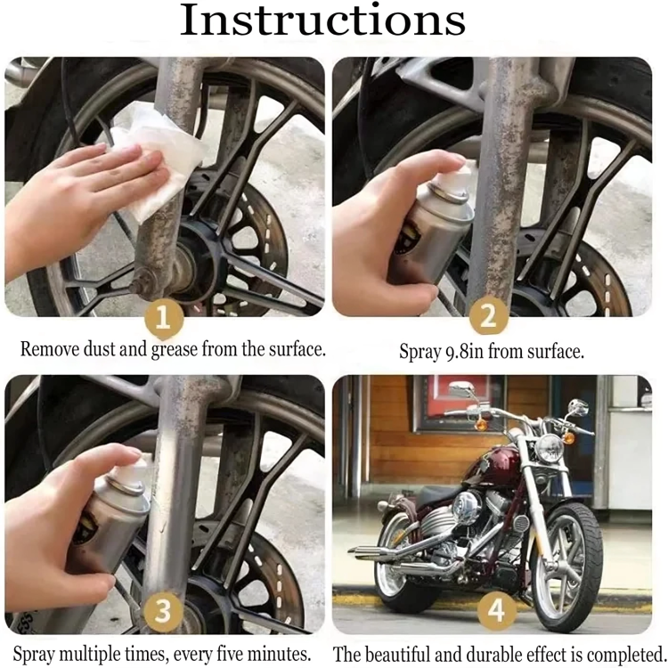1 + 2 GRATUIT AUJOURD'HUI | GleamSteel™ | Peinture en aérosol en inox chromé