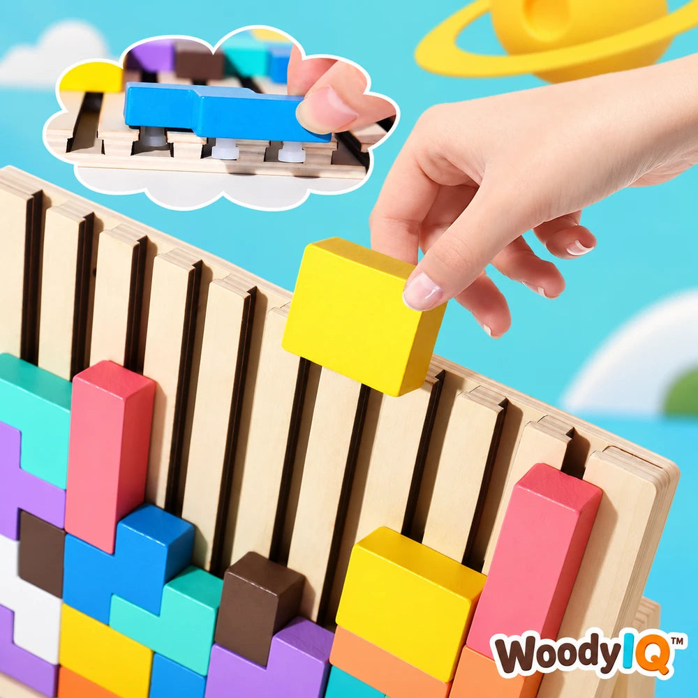 -50 % · OFFRE LIMITÉE · WoodyIQ™ · Quand le plaisir rencontre la concentration et la logique !