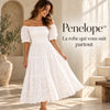 -50 % · OFFRE LIMITÉE · Penelope™ · Robe trapèze brodée pour femme
