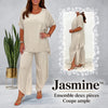 -50 % · OFFRE LIMITÉE · Jasmine™ · Ensemble tailleur deux pièces coupe décontractée