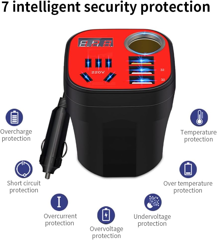50 % DE RABAIS TEMPORAIRE | PowerHub™ | Adaptateur de prise pour voiture portable