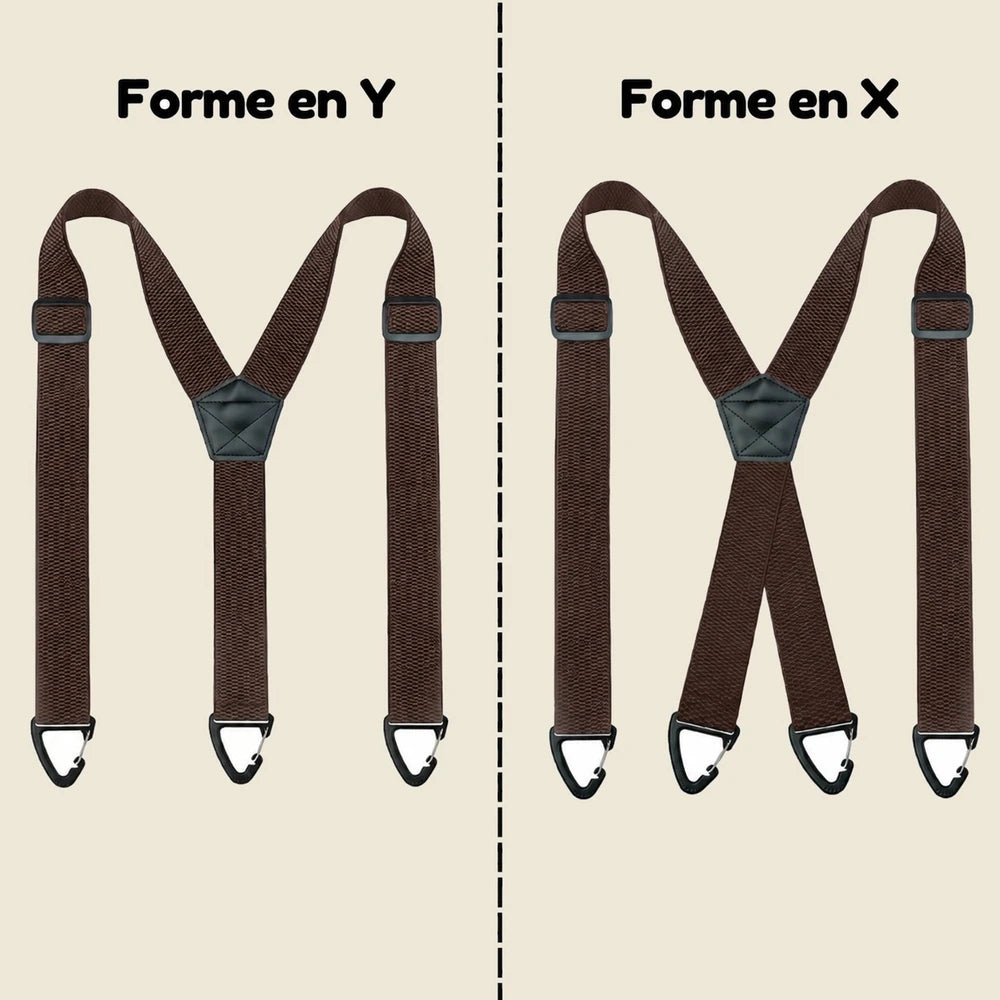 1+1 OFFERT · AUJOURD'HUI · FitHold™ · Bretelles pour homme