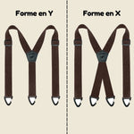 1+1 OFFERT · AUJOURD'HUI · FitHold™ · Bretelles pour homme
