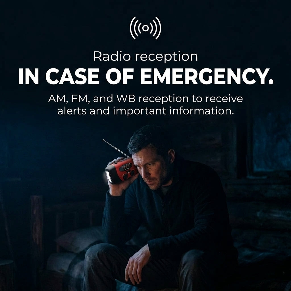 50 % DE REMISE TEMPORAIRE | PowerRescue™ - Radio d’urgence multifonctionnelle