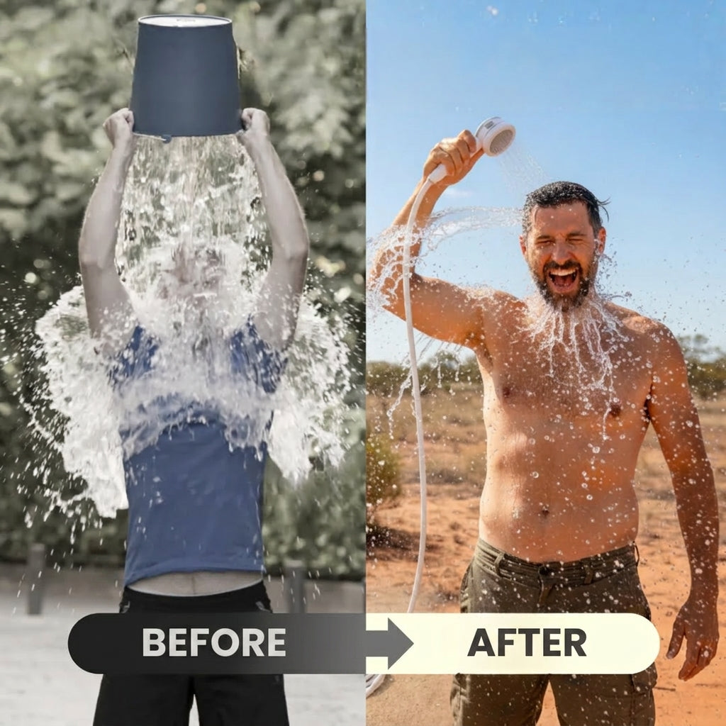 50 % DE REMISE TEMPORAIRE | ShowerGo™ - Douche Voyage