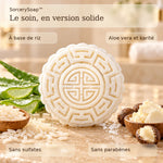 1+1 OFFERT · AUJOURD'HUI · SorcerySoap™ · Barre de shampoing anti-chute de cheveux