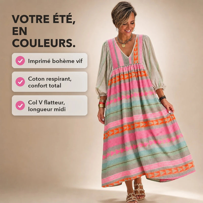-50 % · OFFRE LIMITÉE · Odessa™ · Robe d’été colorée