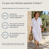 -50 % · OFFRE LIMITÉE · Anita™ · Robe chemise élégante unie avec fente