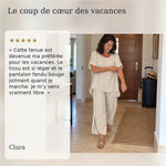 -50 % · OFFRE LIMITÉE · Jasmine™ · Ensemble tailleur deux pièces coupe décontractée