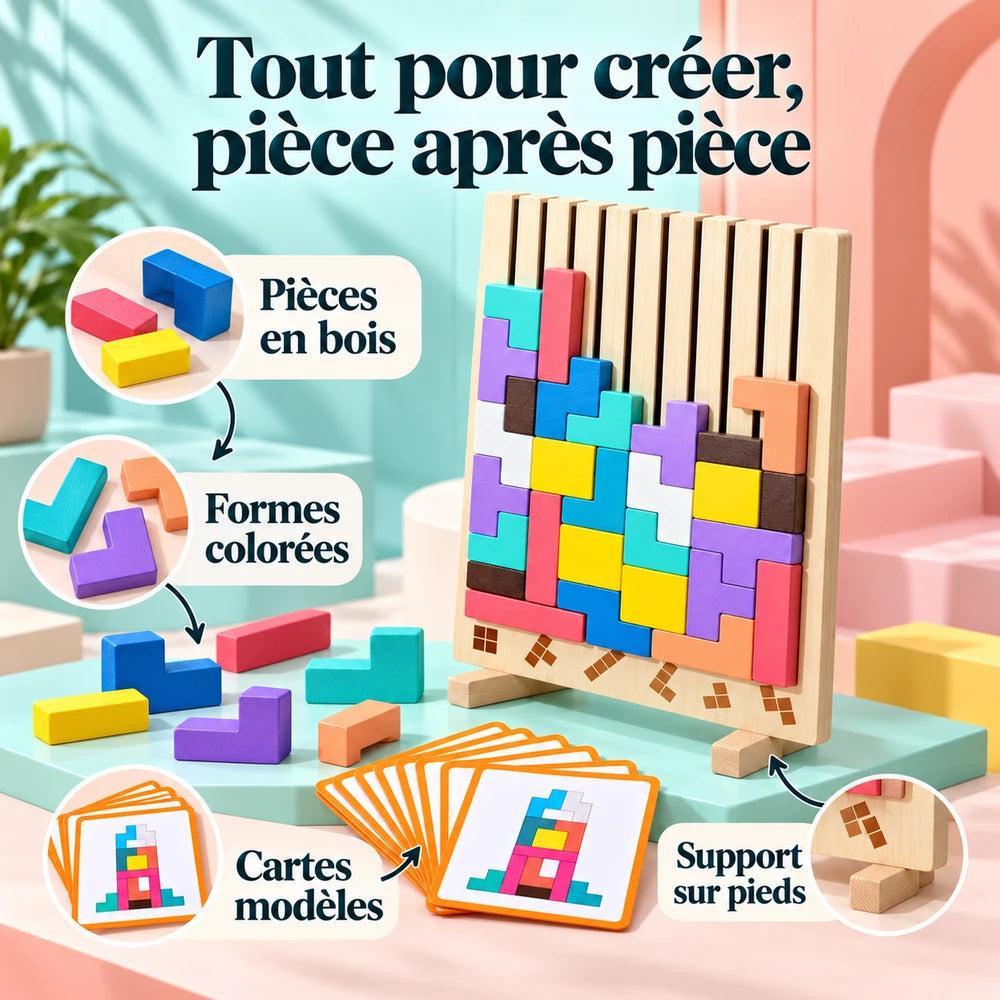 -50 % · OFFRE LIMITÉE · WoodyIQ™ · Quand le plaisir rencontre la concentration et la logique !
