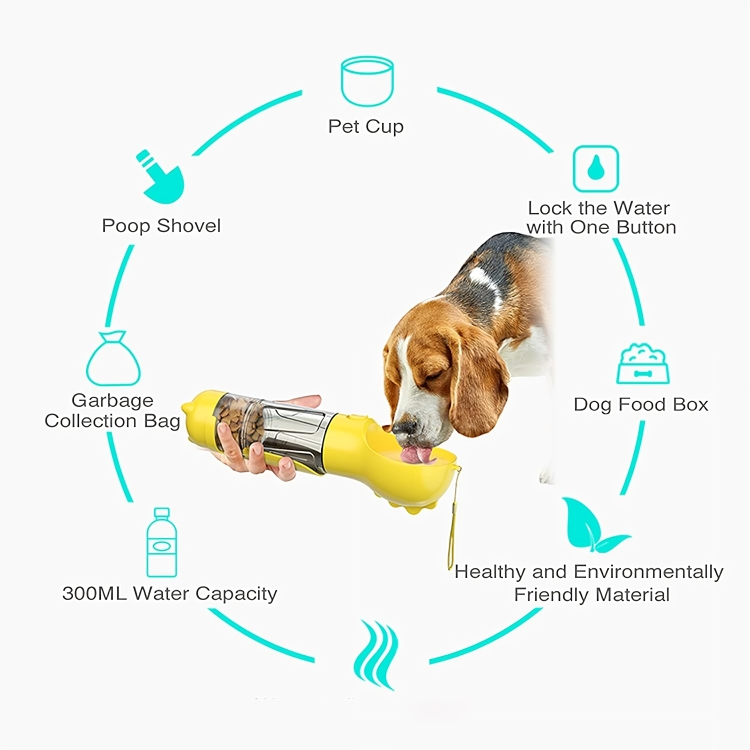 50% DE REMISE TEMPORAIRE | PetPack™ | Bouteille de transport multifonctionnelle pour animaux de compagnie 4en1