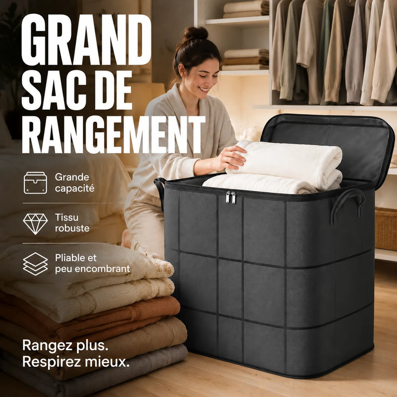 1+1 OFFERT · AUJOURD'HUI · StoreNest™ · Grand sac de rangement
