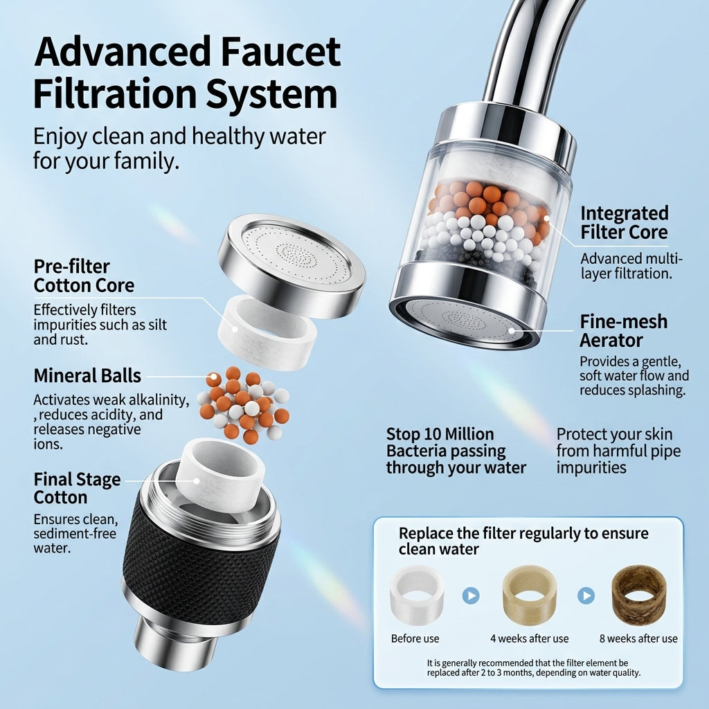1 + 1 GRATUIT AUJOURD'HUI | FlowFresh™ - Eau Filtrée 95% Propre