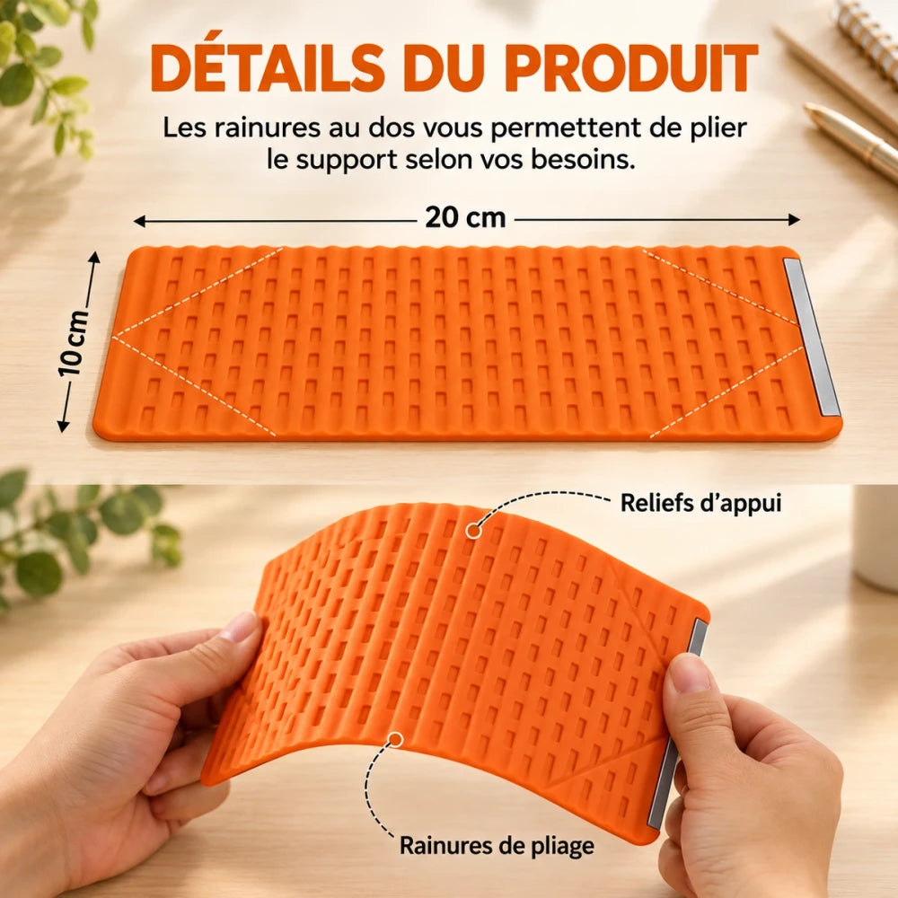 1+1 OFFERT · AUJOURD'HUI · OmniStand™ · Support pliable en silicone