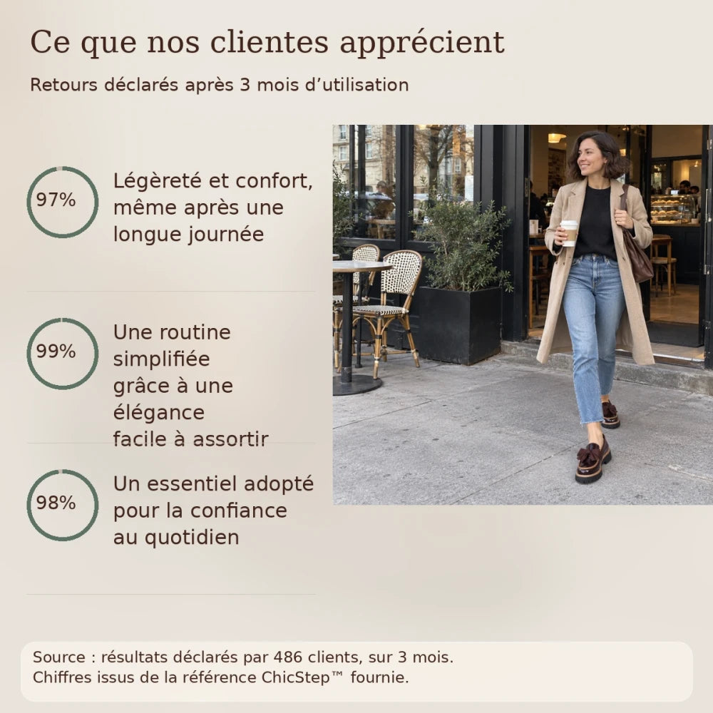-50 % · OFFRE LIMITÉE · ChicStep™ · Mocassins à nœud