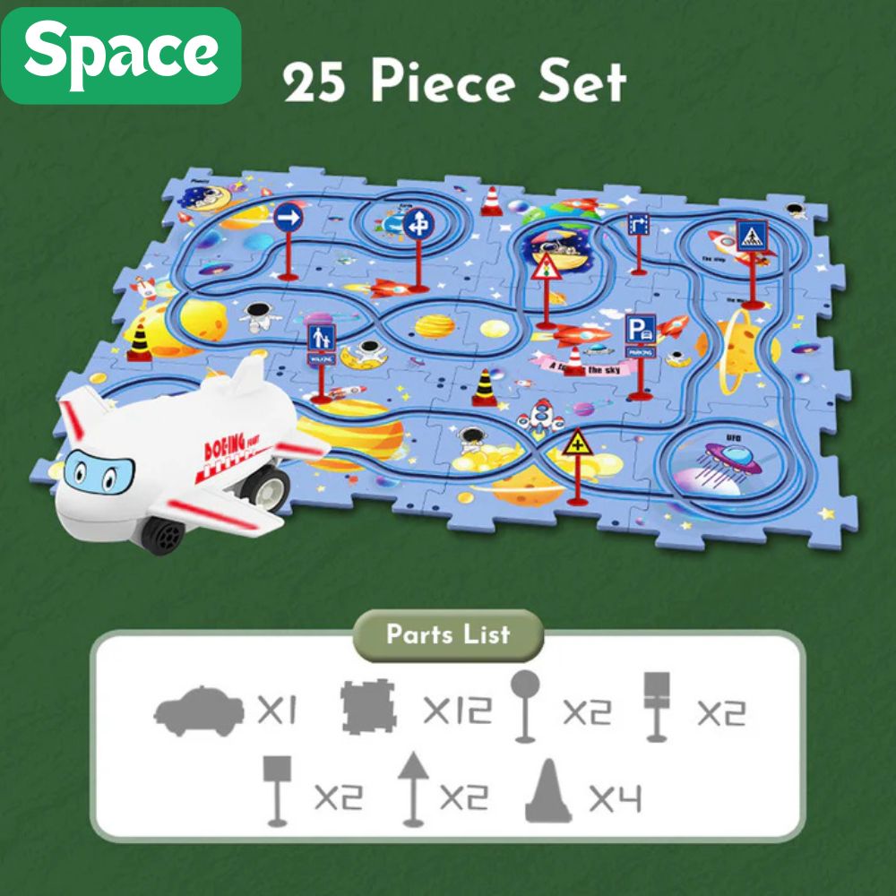 50% DE REMISE TEMPORAIRE | TrackTastic™ | Ensemble de rails de puzzle pour enfants