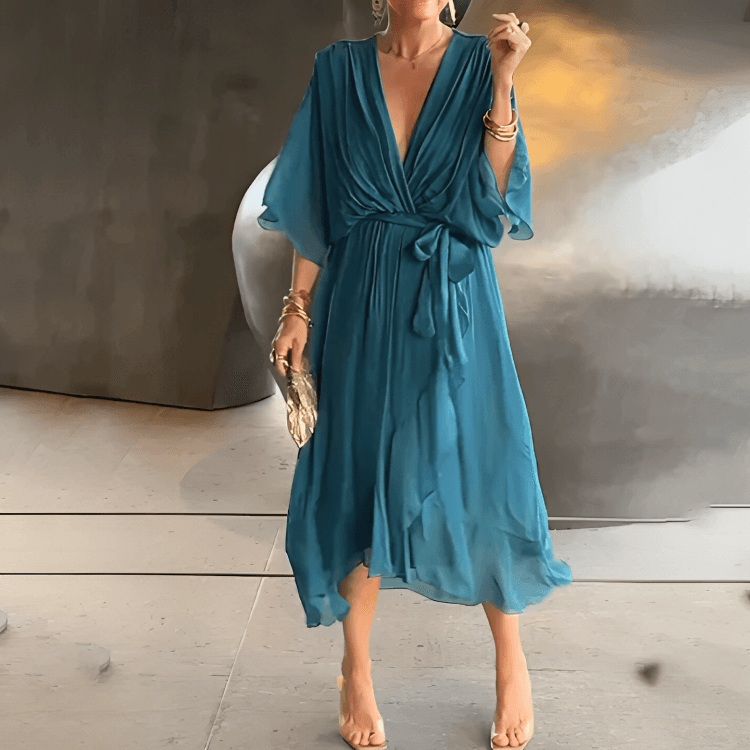 50% RABATT TEMPORÄR | Callista™ | Stilvolles Chiffon-Kleid - MODLIA
