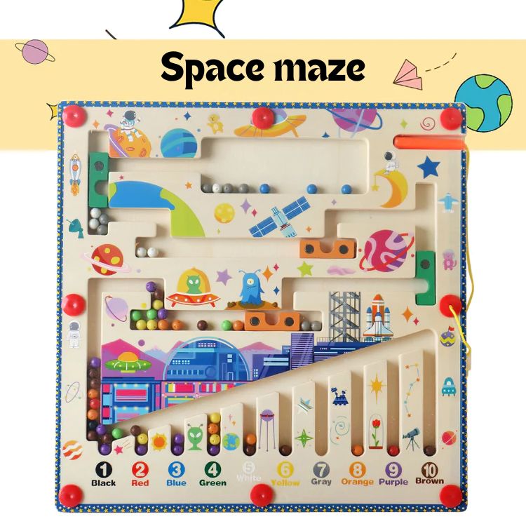 50 % DE REMISE TEMPORAIRE | MazeQuest™ | Plateau de jeu Labyrinthe Magnétique