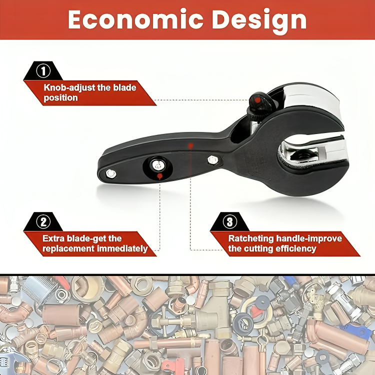 50% DE REMISE TEMPORAIRE | TubeTrim™ | Coupe-tube à cliquet
