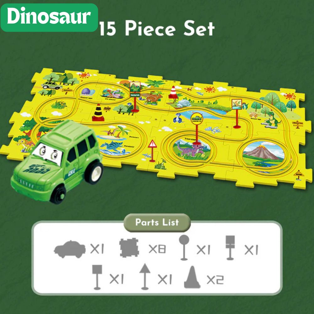 50% DE REMISE TEMPORAIRE | TrackTastic™ | Ensemble de rails de puzzle pour enfants