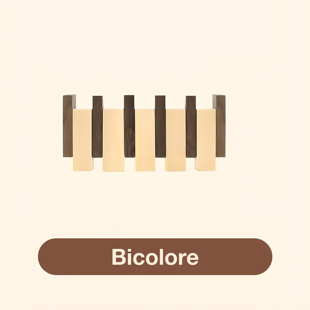 -50 % · OFFRE LIMITÉE · HarmonyHooks™ · Porte-manteau à touches de piano
