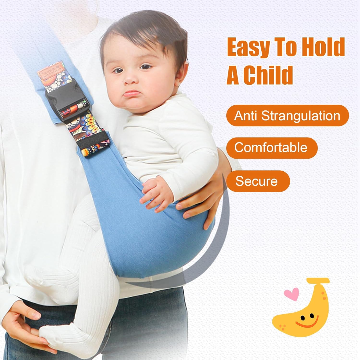 50% DE REMISE TEMPORAIRE | SnuggleSling™ | Porte-bébé portable pour tout-petits
