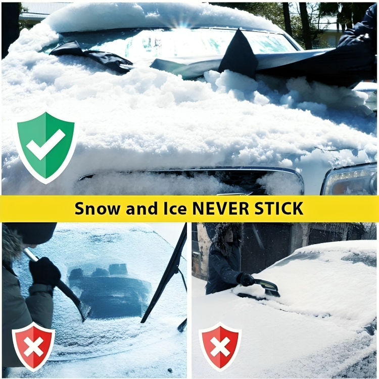 50 % DE REMISE TEMPORAIRE | ChillCover™ | Couverture de pare-brise de voiture contre la neige gelée