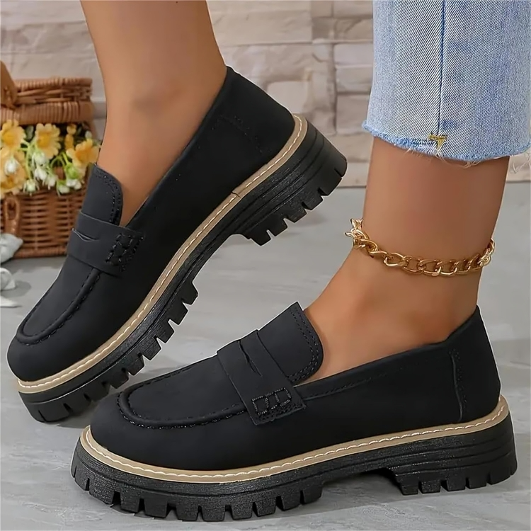 50% DE REMISE TEMPORAIRE | Viora™ | Mocassins à plateforme chunky pour femmes confortables