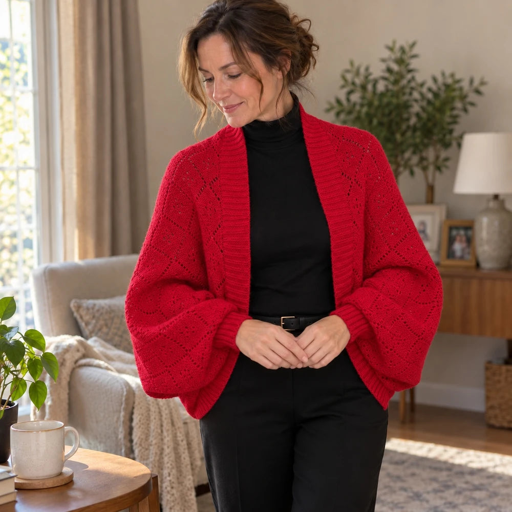 -50 % · OFFRE LIMITÉE · Shawlisse™ · Gilet châle 3-en-1