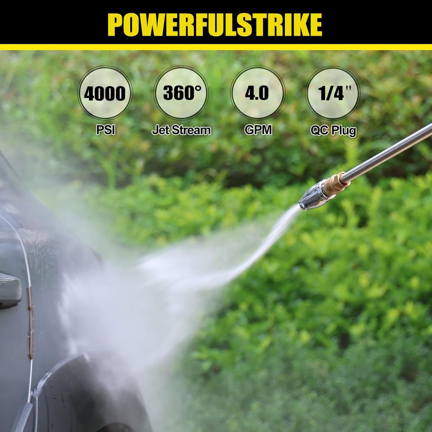50 % DE REMISE TEMPORAIRE | PressureJet™ | Buse Turbo Nettoyeur Haute Pression